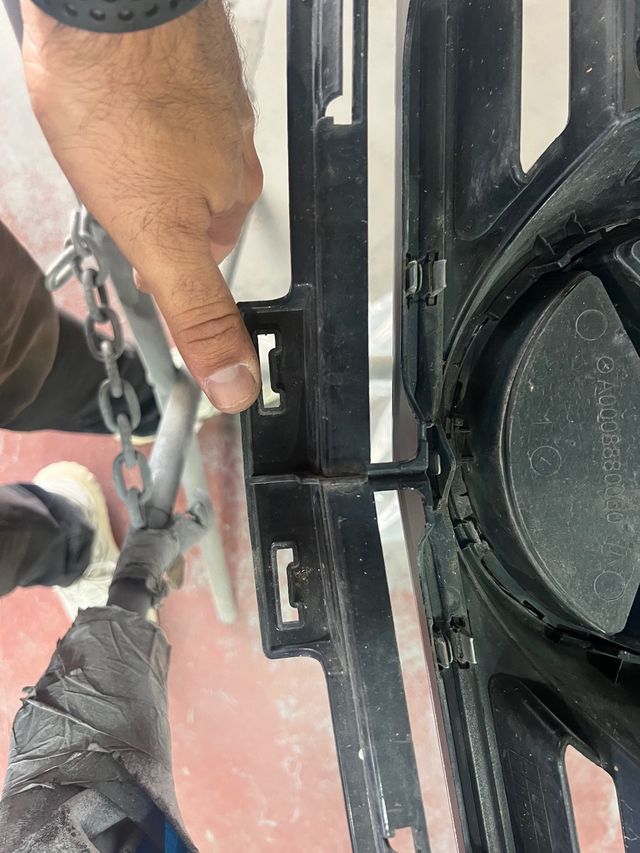 calandra rejilla mercedes ML