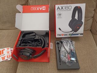 Auriculares con micrófono Tritton AX180, con cable