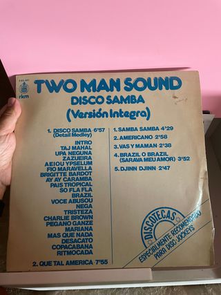TWO MAN SOUND disco vinilo