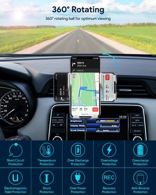 Cargador-Soporte Inalámbrico Magnético para Coche