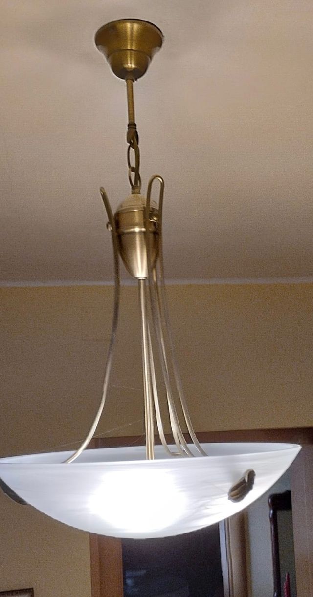 Lampara de techo cristal