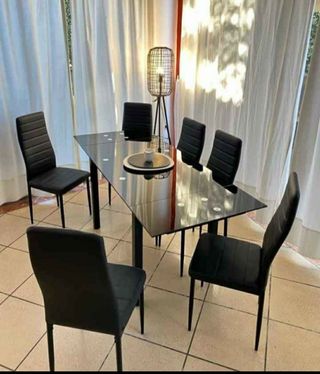 MESA COMEDOR EXTENSIBLE CON SILLAS!!