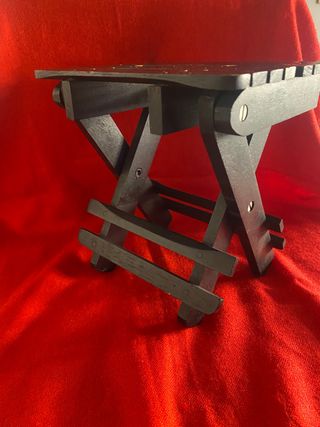 MINI TABURETE DE MADERA PLEGABLE