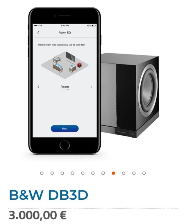 SUBWOOFER BOWERS AND WILKINS DB3D