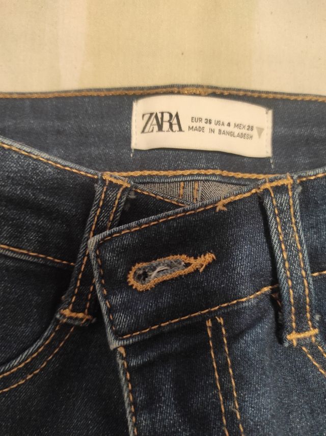 Vaquero de cintura alta talla 36 nuevo sin estrena