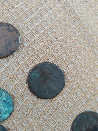 Monedas antiguas romanas y del siglo XIX