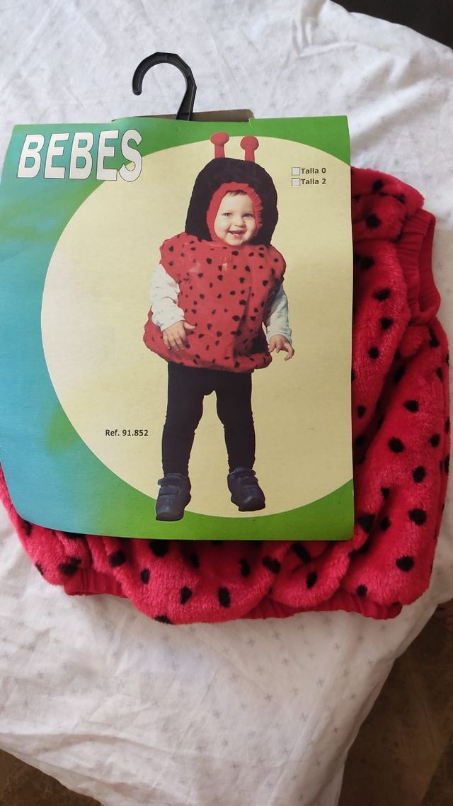 Trajes Mariquita infantil 0-2 años