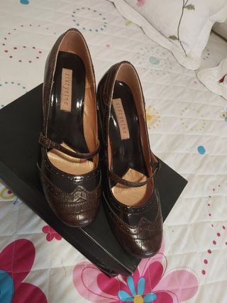 Zapatos mary jane tacón