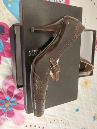 Zapatos mary jane tacón