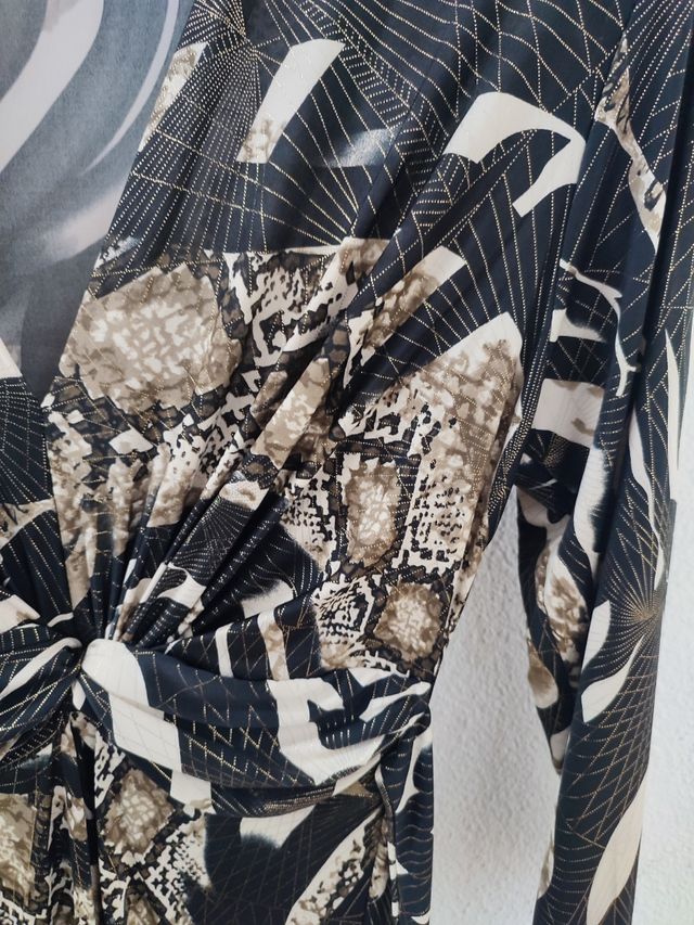 Vestido animal print elastico T.M-L