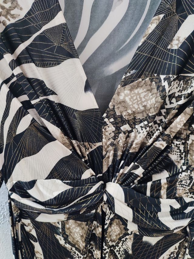 Vestido animal print elastico T.M-L