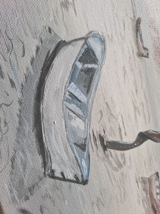 Dipinto Barca d'inverno