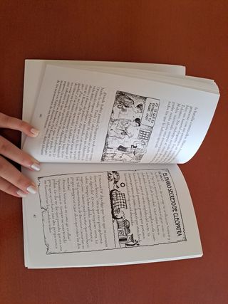 Cleopatra y su serpiente.