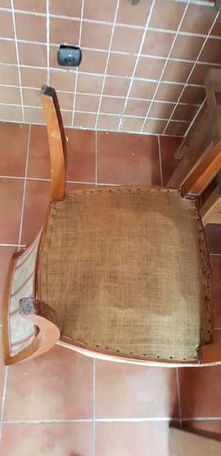 Sillas estilo tapizadas