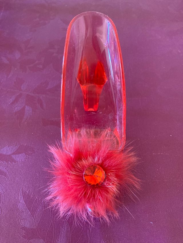 Zapato decoración rojo