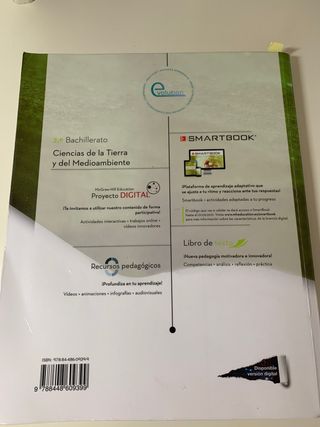 Libro Ciencias de la Tierra y del Medioambiente