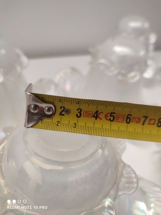 7 pezzi _Paralume in vetro per lampadario vintage