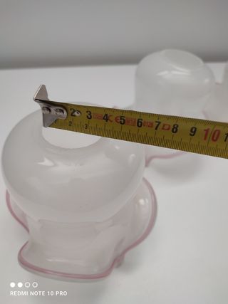 4 pezzi _Paralume a campana per lampadario-vintage