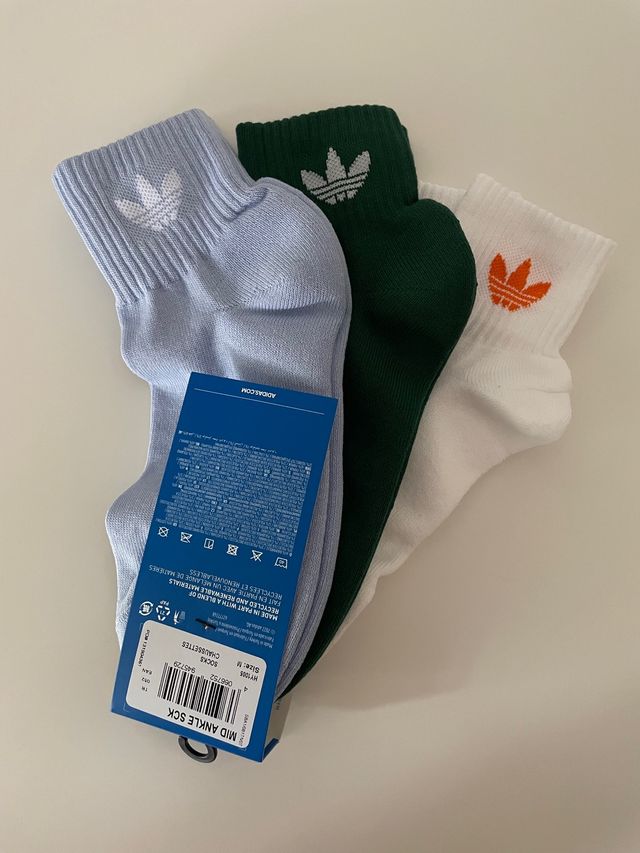 Calzini adidas Originals mid ankle unisex 3 pack
