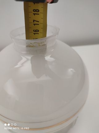 Coppia paralumi in vetro e oro _ antichi