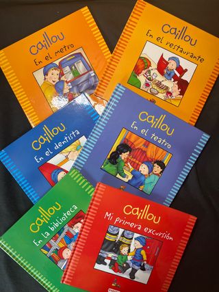 libros Caillou mi mundo