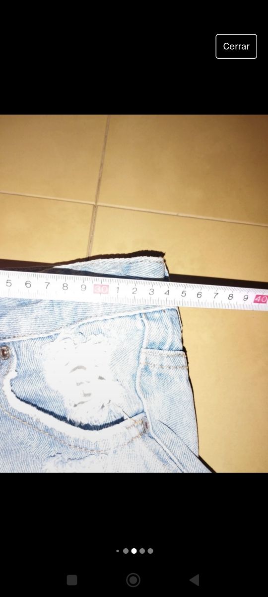 Pantalón corto vaquero de pull& Bear