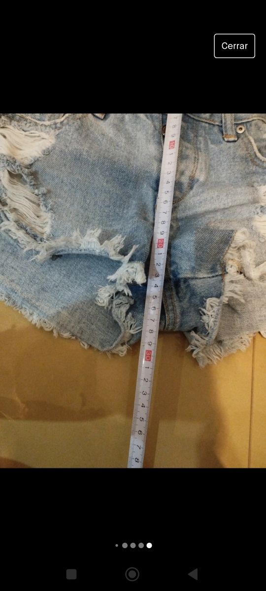 Pantalón corto vaquero de pull& Bear