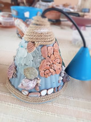 Lampadario artigianale tema mare