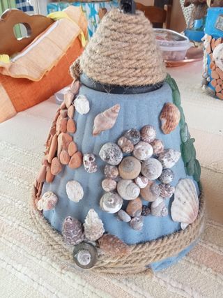 Lampadario artigianale tema mare