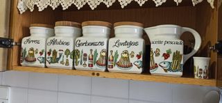 Juego completo tarros cerámica