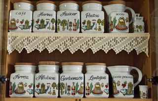 Juego completo tarros cerámica