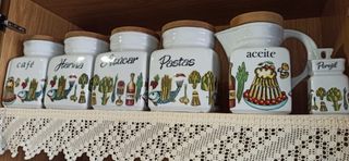 Juego completo tarros cerámica