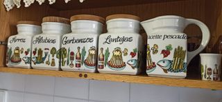 Juego completo tarros cerámica