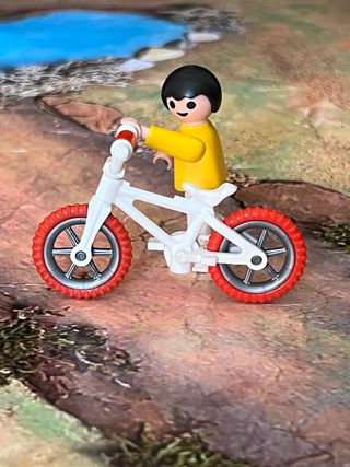 playmobil quad, moto y bici