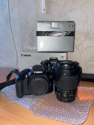 Camera reflex Canon EOS 1300d + tamron 18-200mm