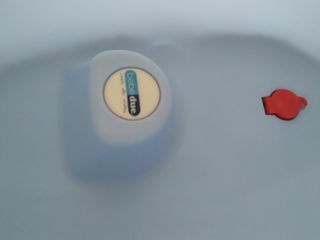 Bañera bebedue azul plegable