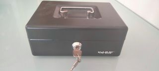 Caja fuerte para monedas y billetes