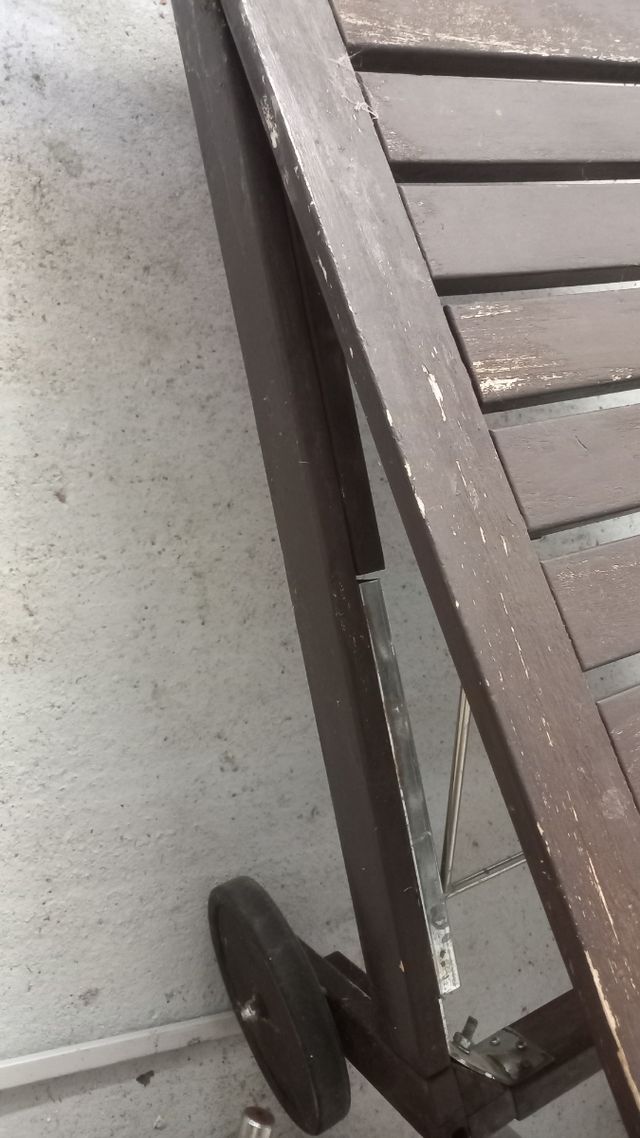 Tumbona hamaca jardin madera