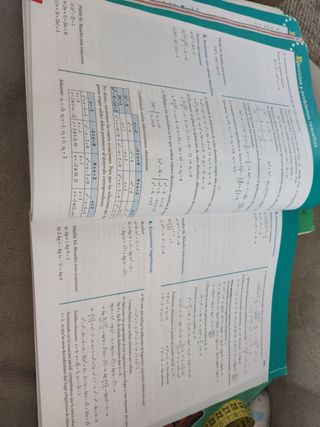 Libro de matemáticas 1, de primero de bachillerato