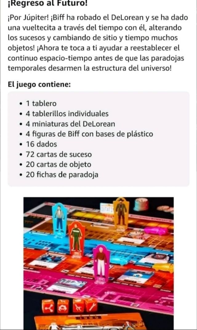 🚀Regreso al Futuro NUEVO  juego de mesa Regalo