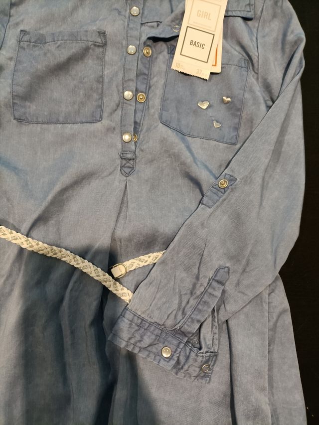 Vestido vaquero para niña 10@