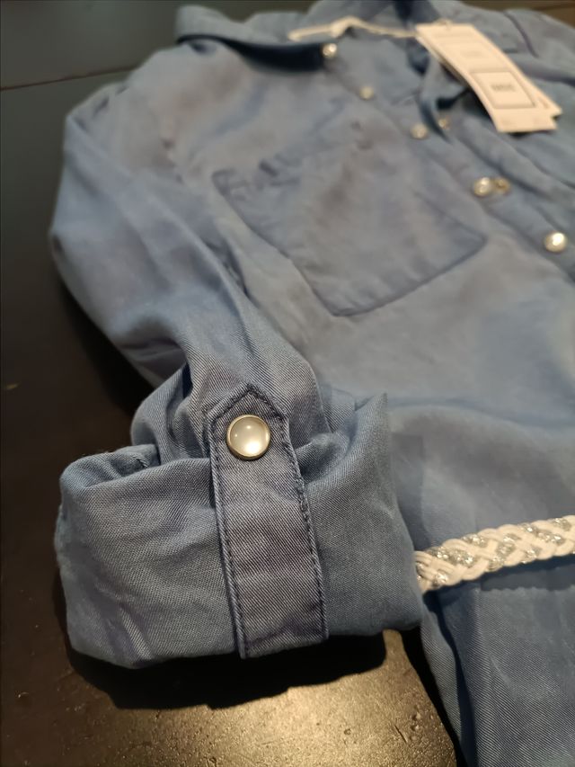 Vestido vaquero para niña 10@