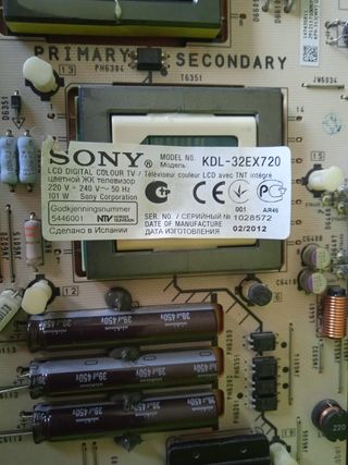 PLACA FUENTE SONY KDL-32EX720 1-884-888-11