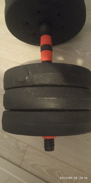 Kit 38 kg de Mancuernas 2 en 1 Ajustables