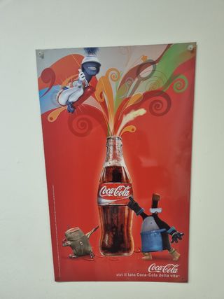 Poster Coca Cola in latta 3 modelli