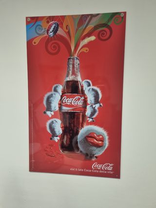 Poster Coca Cola in latta 3 modelli
