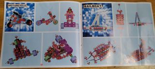 Set piezas de construcción con tornillos