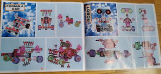 Set piezas de construcción con tornillos