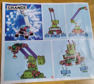 Set piezas de construcción con tornillos