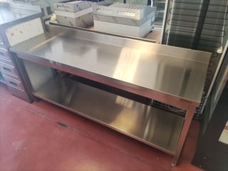 MESA DE TRABAJO ACERO INOXIDABLE